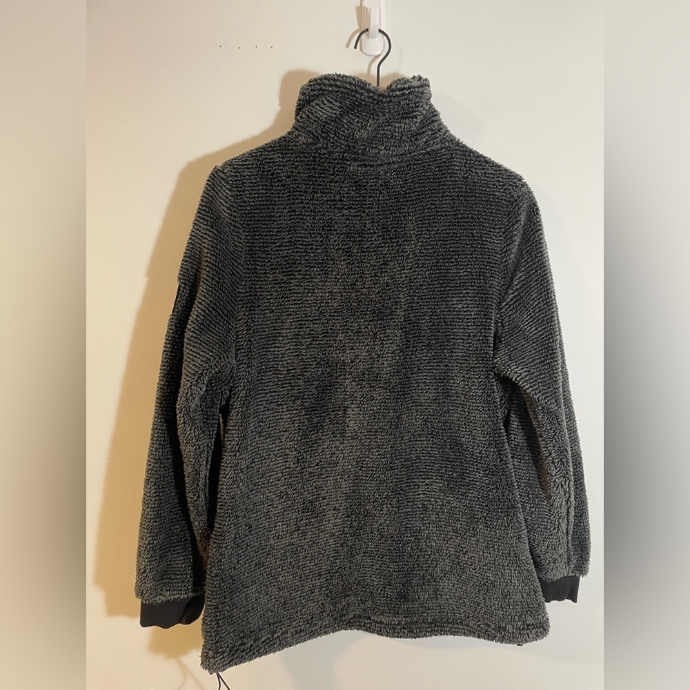 Heim Made Sherpa Fleece Pullover Super Soft & Cozy Lounge Gray Size Medium - Picture 4 of 11